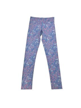 Virtual Sensuality Fit Womens Active Leggings Violet/Multi Print Size Small